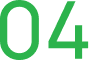 Digital number 04 in green